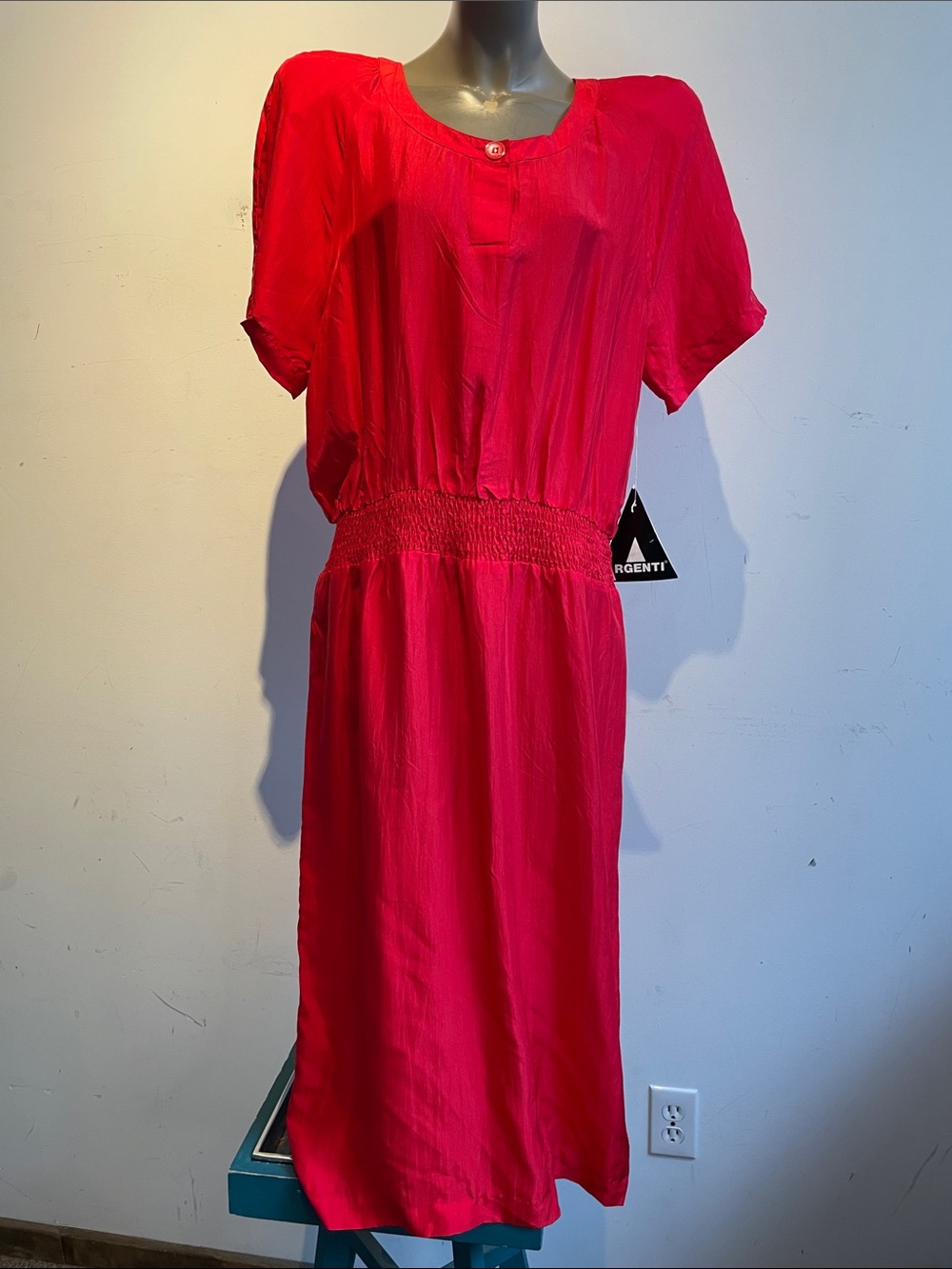Argenti vintage silk dress deadstock - Picture 2 of 5